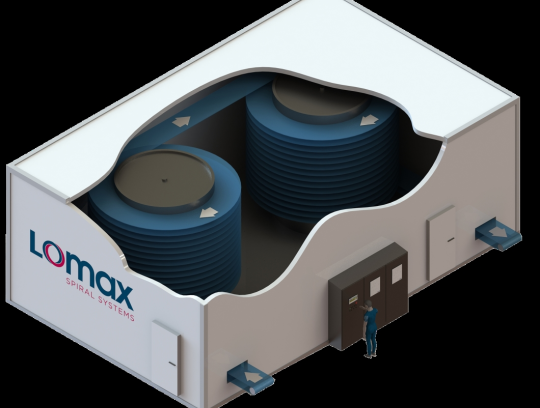 lomax double drum spiral freezing and chilling system case study