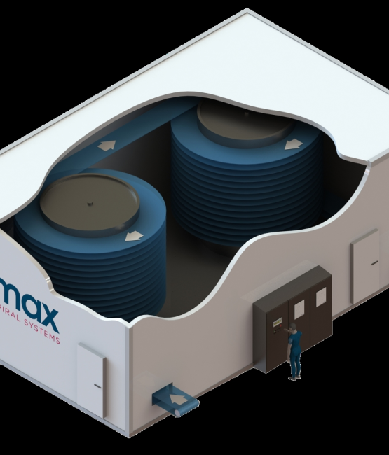 lomax double drum spiral freezing and chilling system case study