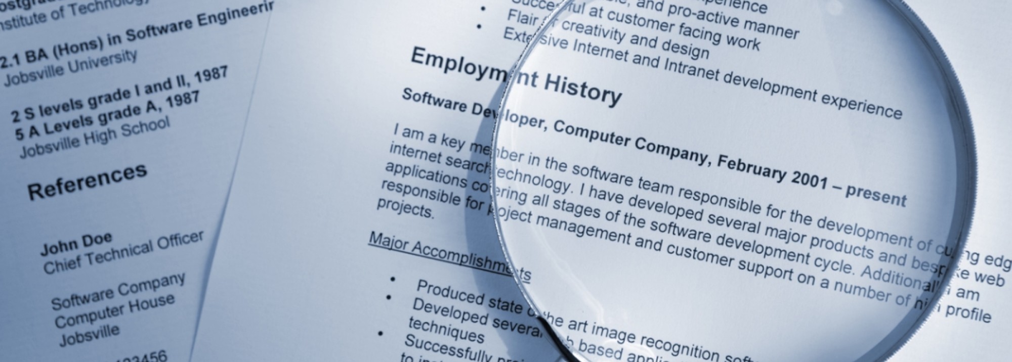 lomax magnifying glass cv