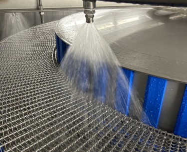 Integrated Belt Wash System | Lomax Spiral Systems