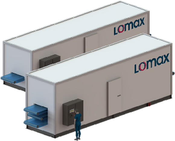 lomax max-line multi-belt inline tunnels
